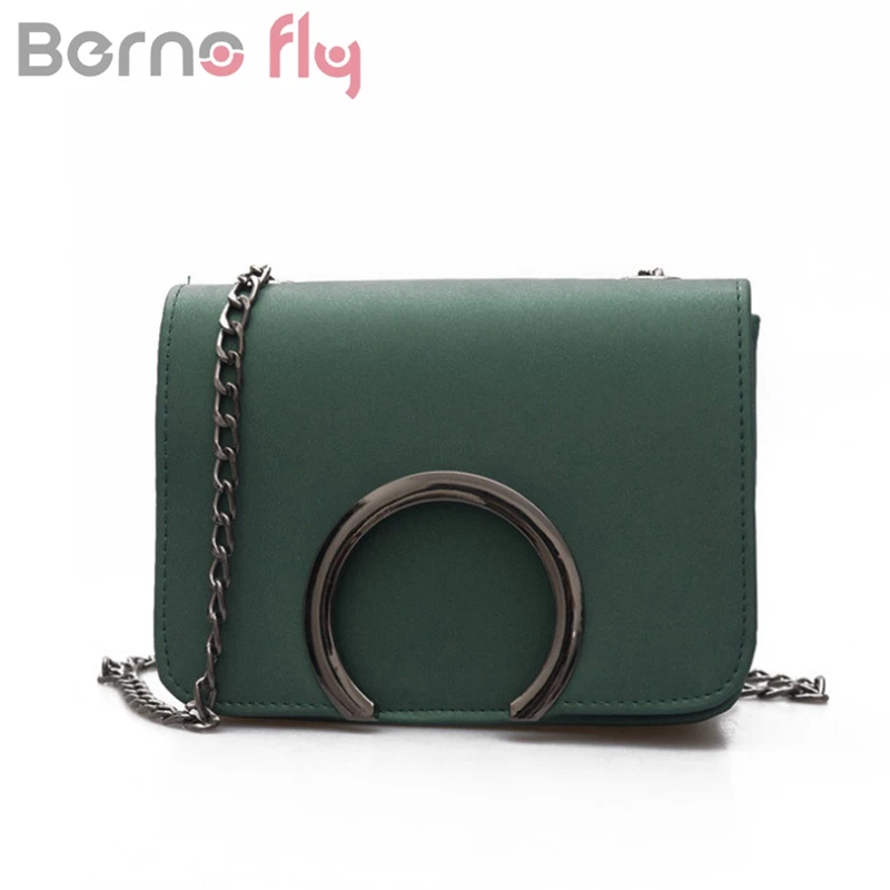 BERNO Fly Марка 2018 моды цепи Для женщин сумка Роскошные Сумки дизайнер Small flap bag | Багаж