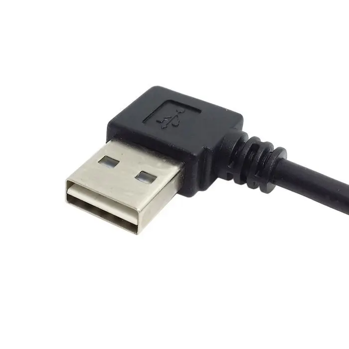 Новый кабель передачи данных USB 2 0 папа-папа 100 см Реверсивный дизайн левый и