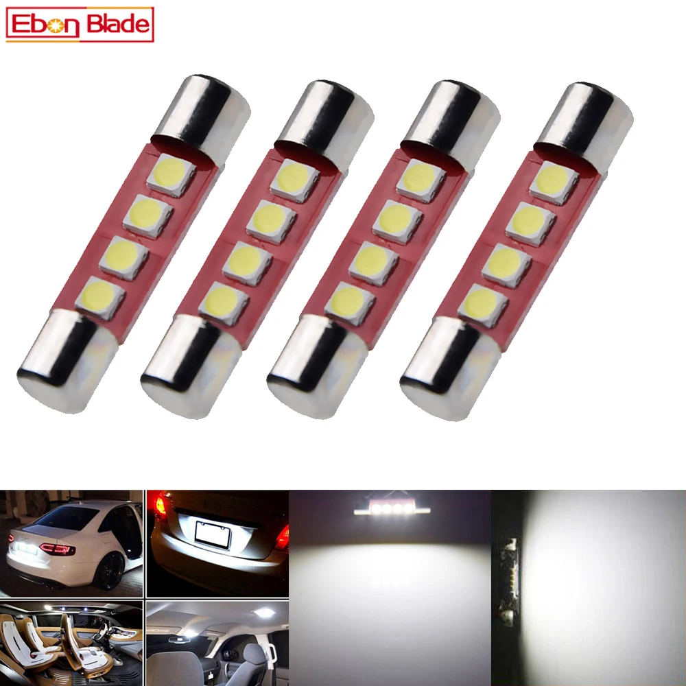Светодиодная лампа C5W 4 SMD 3030 шт. 28 мм 29 мм|Сигнальная лампа| |