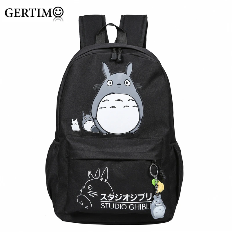 

Japanese Anime Bags And Totoro Backpack Cute Totoro Cartoon Printing Canvas Backpacks School Bag For Teenagers Girls Travel Bag