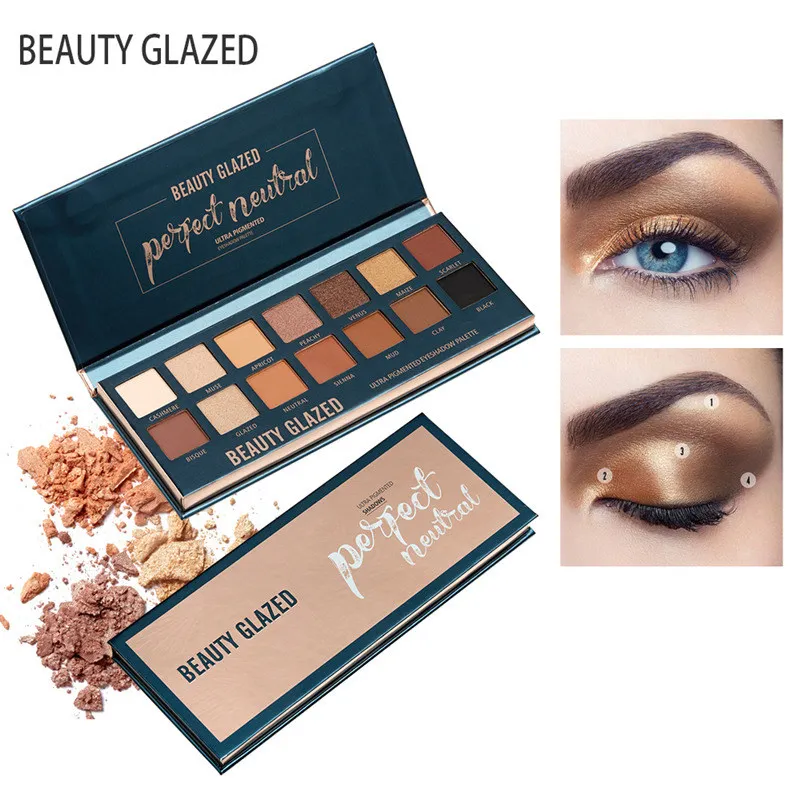 Beauty Glazed макияж глаз из шторма мягкие тени для век палитра 14 оттенков