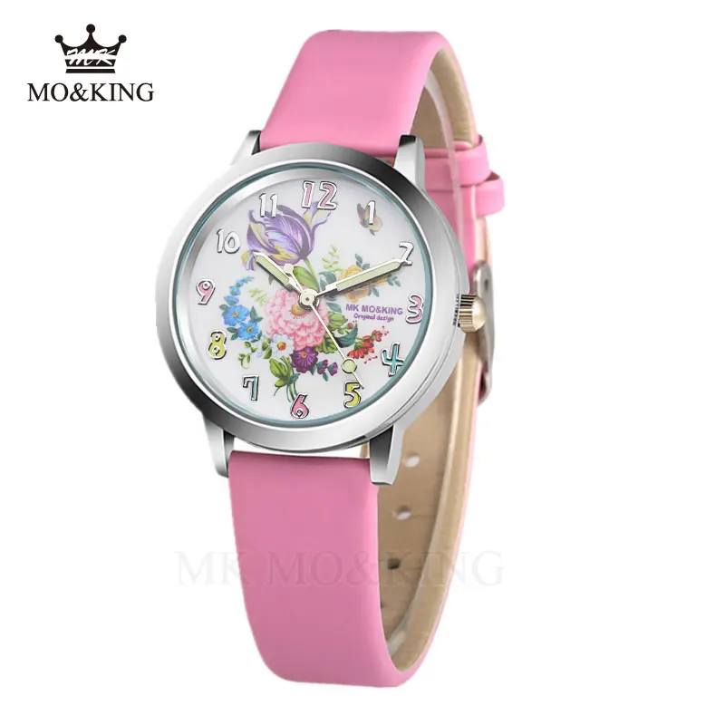 Детские часы с красивым принтом в китайском стиле повседневные кварцевые