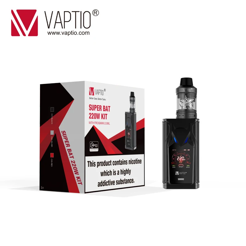Vape комплект электронных сигарет 220 W для вейпера VAPTIO супер BAT Комплект Внешний 18650*2