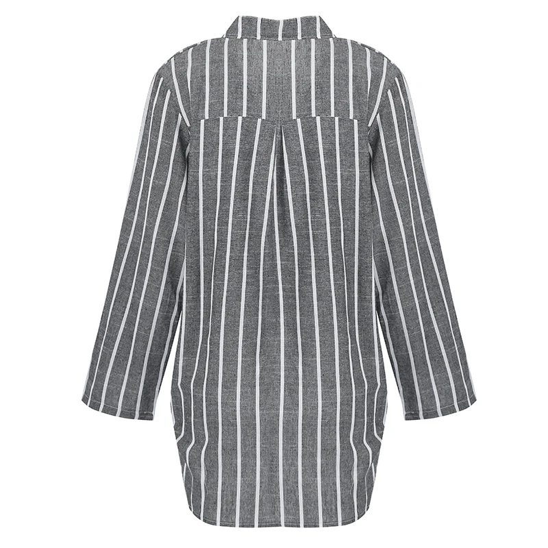 Женская блузка с контрастными полосками Romacci повседневная офисная рубашка v