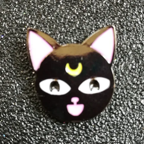 Cat bag packing Timlee X191 эмалированная булавка в виде Милого Животного единорога, воздушный шар, кошка, конверт, металлическая брошь на булавке, модное ювелирное изделие - Окраска металла: Cat bag packing