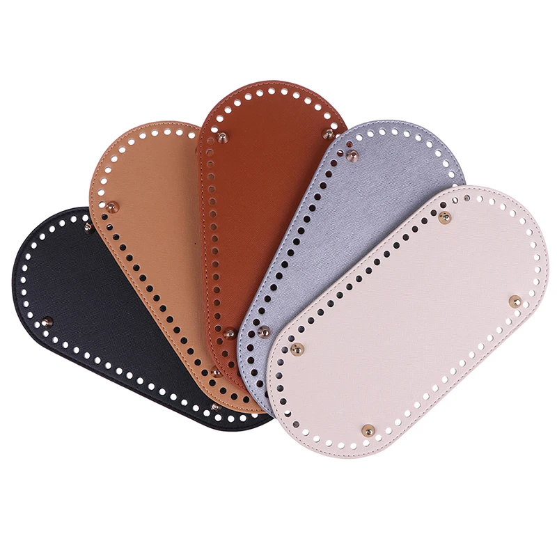 Новый 1 шт. Овальный длинный низ для вязальной Сумки из искусственной кожи 60