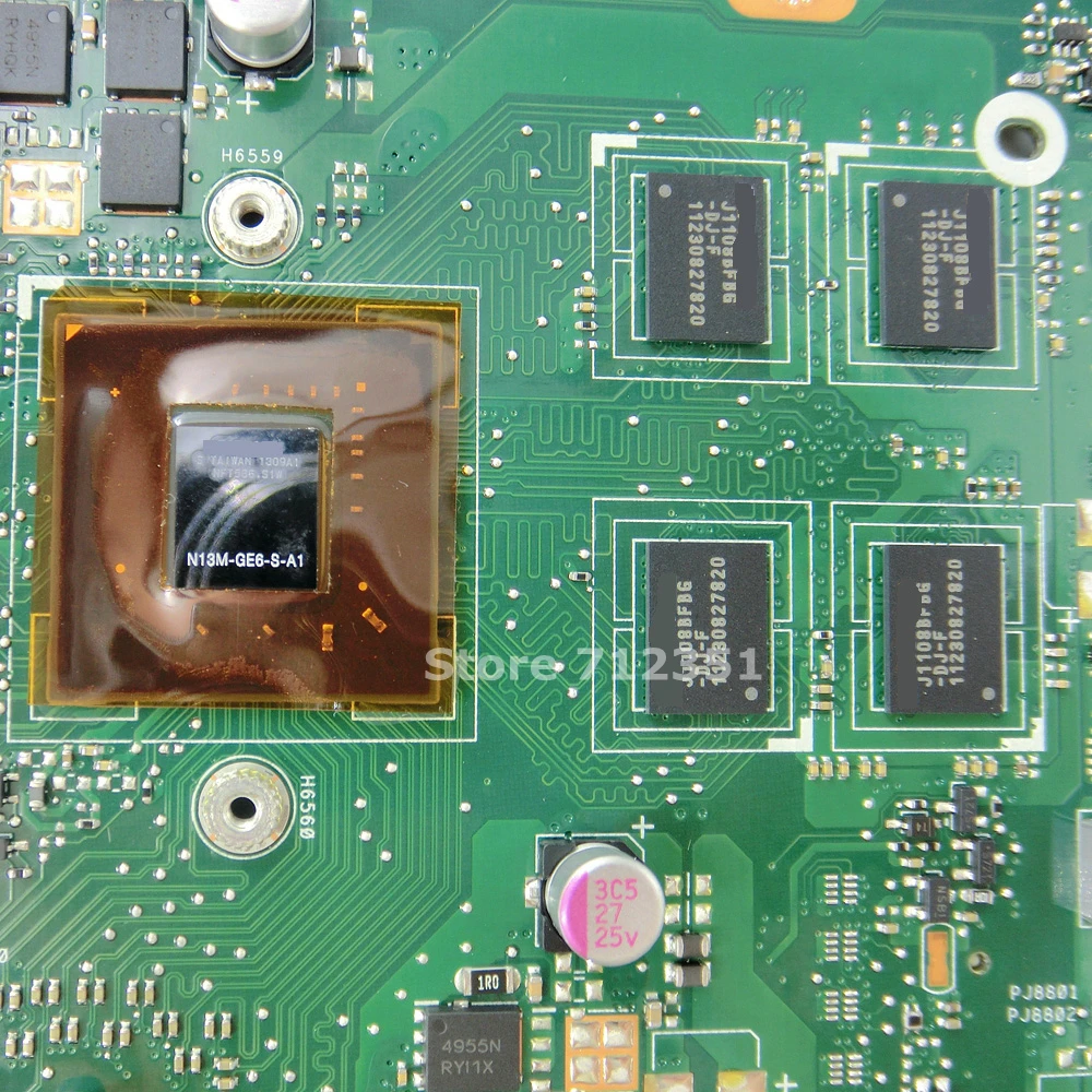 Материнская плата X55VD MB._ 4G/ AS GeForce GT610M 4 Гб RAM REV 2 для ASUS X55V X55C материнская ноутбука
