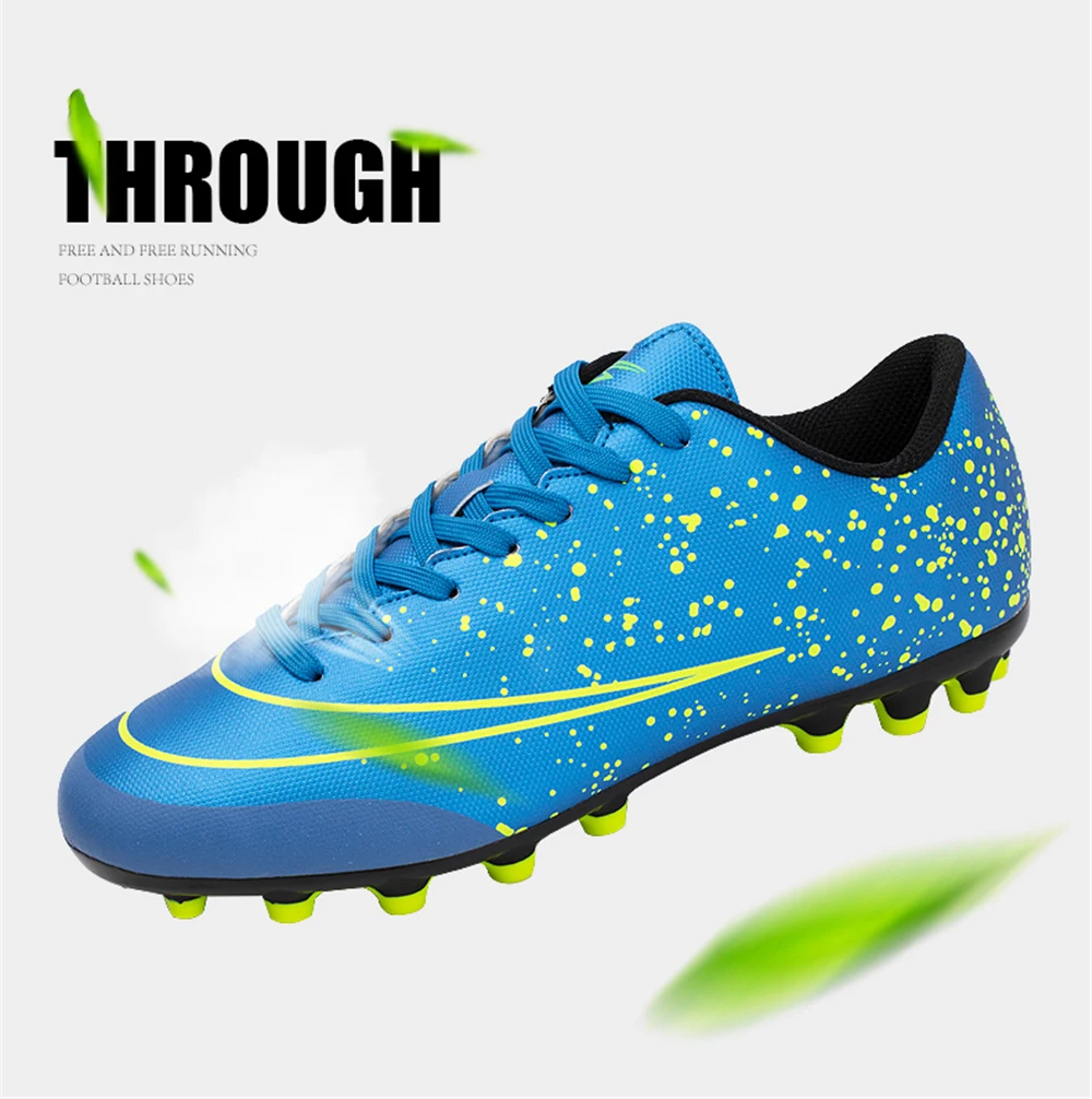 Профессиональная тренировочная футбольная обувь футбольные гвозди Нескользящие кроссовки для мужчин и женщин футбольная обувь chuteira futebol zapatillas hombre