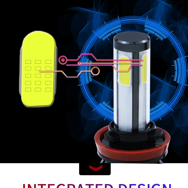 Комплект из 2 предметов, мини H7 H11 светодиодный 12V светодиодные лампы для Авто Canbus H4 H1 H3 D2S H8 9005 HB4 9006 880 H16 9012 H13(Подол короче спереди и длиннее сзади) Луч COB 6000K Автомобильные светодиодные лампы Voiture