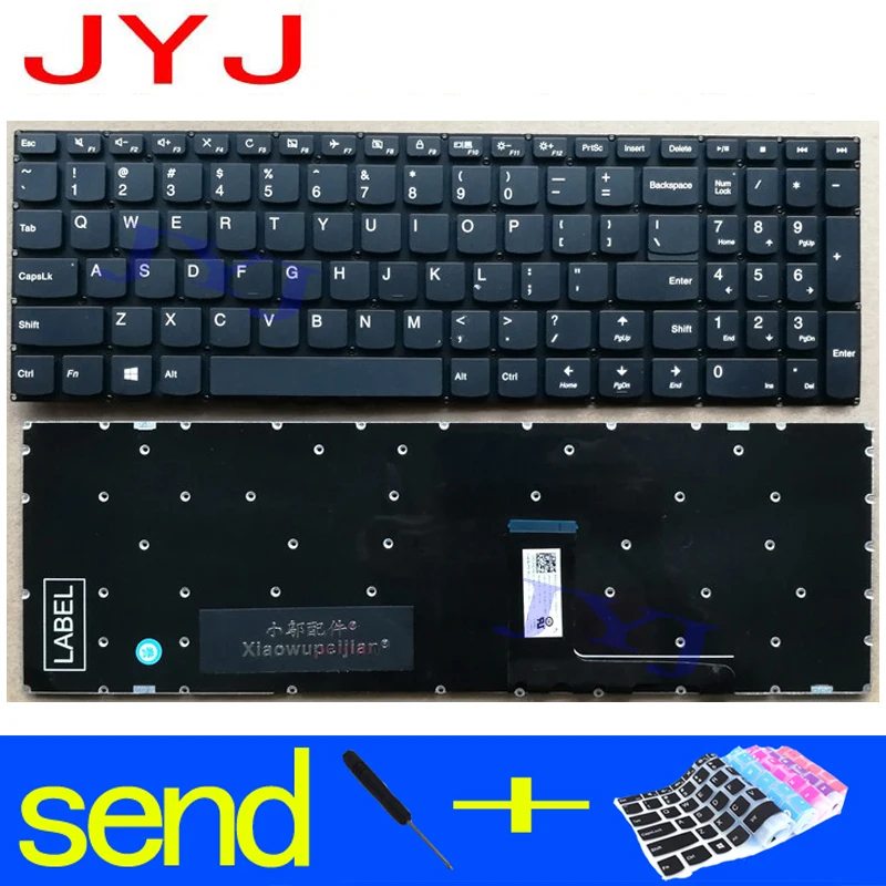 

Новинка Клавиатура для ноутбука Lenovo Touch-15ISK Ideapad 310-15ISK V310-15ISK 310-15 без ВКЛ-ВЫКЛ отправить прозрачная защитная пленка