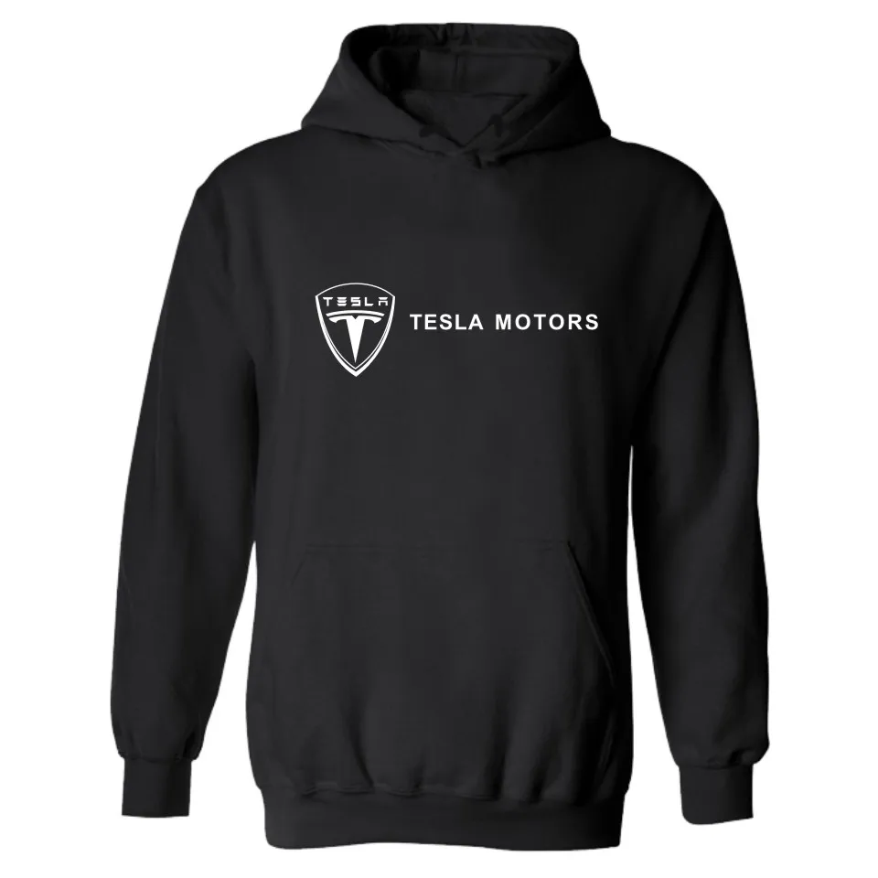 Толстовка TESLA MOTORS Мужская брендовый дизайнерский свитшот в стиле Харадзюку