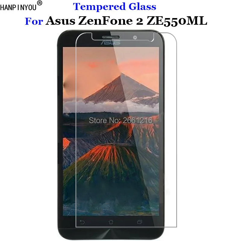 Закаленное стекло 9H 2.5D Для ZenFone 2 5 ZE550ML Премиум Защитная пленка для экрана Asus ZE551ML
