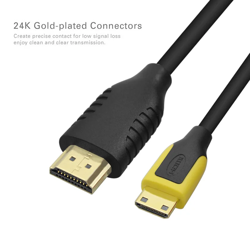 HDMI штекер мини позолоченный 1 4 Версия 1080 P K 3D аудио возврат и Ethernet для планшетов DVD