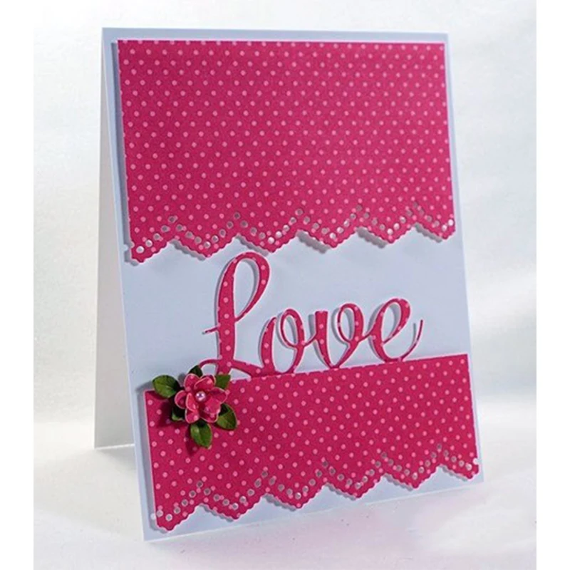 Слова Любовь металлические режущие штампы для скрапбукинга бумага ремесло