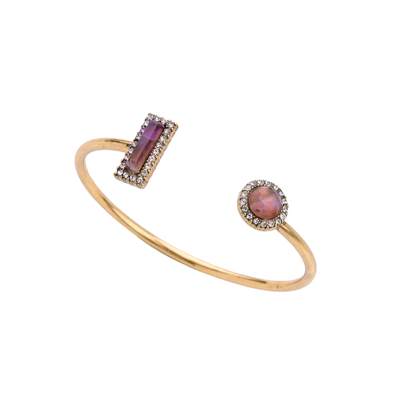 Уникальный Женский Регулируемый Браслет-манжета из металлического сплава |