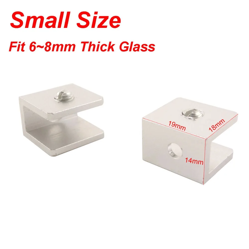 10 шт. стеклянный зажим для шкафа 6 8 мм|glass shelf holder|glass clampglass clip |