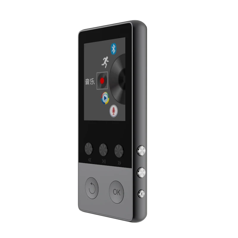

BENJIE A5Plus 8G Bluetooth MP4 music player Mini Walkman with screen card support Video ebook FM radio Multi-function player