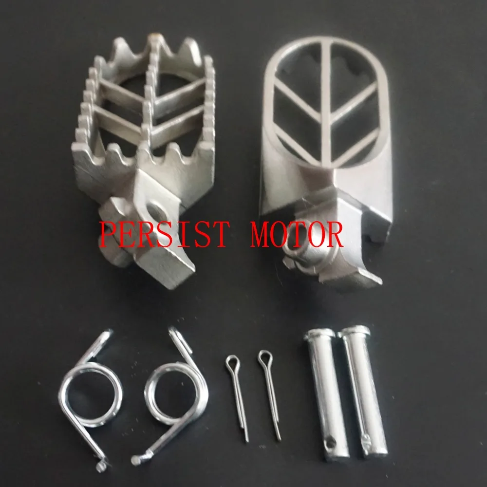 Мотоциклетные подножки из нержавеющей стали для ног подставка мотоцикла Pit Dirt Motor