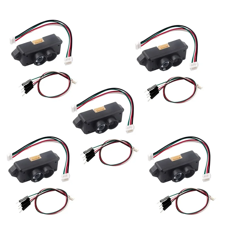 TFmini/TFmini Plus/TF02 Lidar дальномер сенсор TOF модуль одна точка микро-диапазон для Arduino Pixhawk FZ3000 FZ3065 - Цвет: 5pcs TFmini