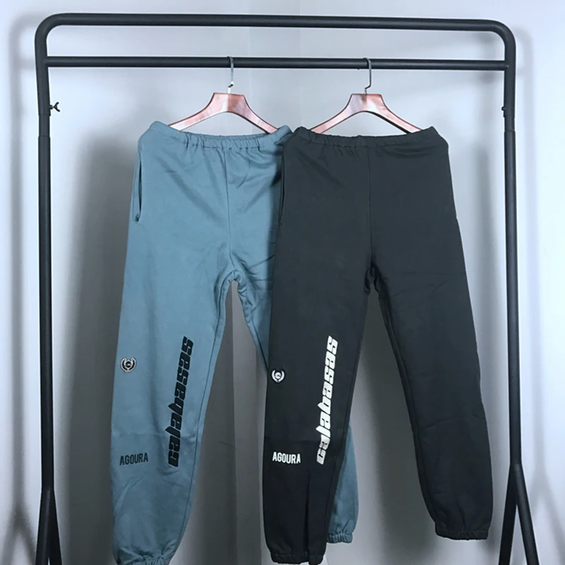 

SEASON 5 Pants CALABASAS AGOURA PANTS KANYE WEST Hip Hop Men Cotton Loose CALABASAS PANT Embroidery Logo Oversize Rap Sweatpants