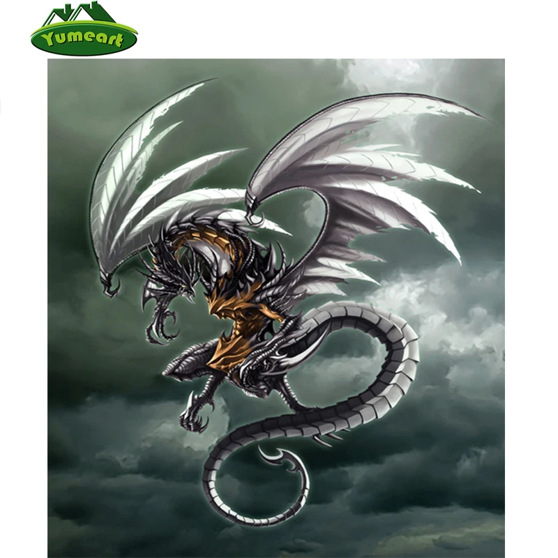 Алмазная Вышивка Дракон вышивка крестиком Кристальный квадратный алмаз