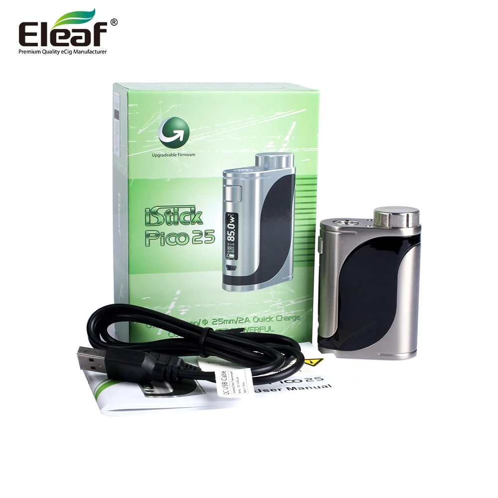 Оригинальный Eleaf iStick Pico 25 мод электронная сигарета 85 Вт TC коробка Vape без батареи