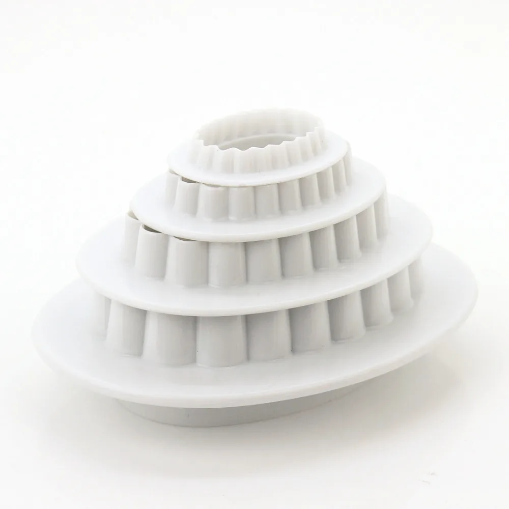 4 шт./компл. овальные помадки для украшения тортов Sugarcraft выпечки печенья