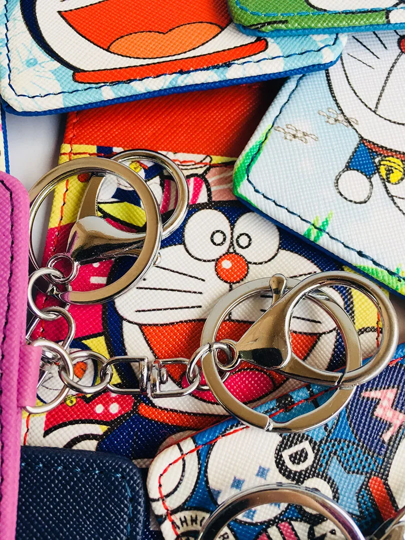 IVYYE 1 шт. Doraemon аниме плюшевый держатель для карт PU мультфильм Кредитные ID Сумки монета автобус карта кошелек малыш девочки подарки на день рождения Новинка