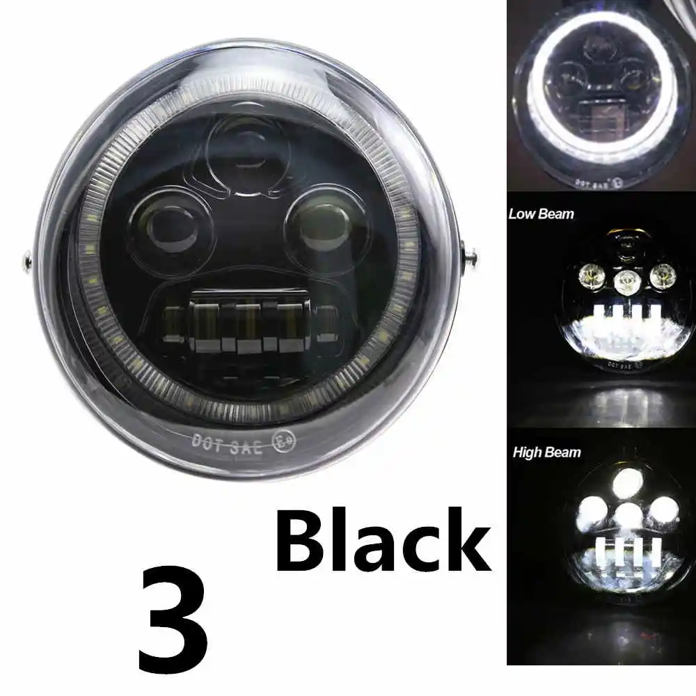 E9 фара для мотоцикла Harley 02-17 V Rod vrsc vrsca vrod vrscdx Halo головной светильник с белым ДХО |