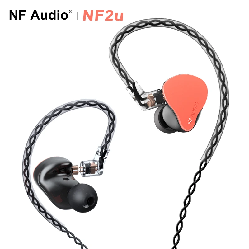 Наушники HIDIZS NF AUDIO NF2u 2 Knowles Armatures водители (2 контактный кроссовер) hi fi наушники