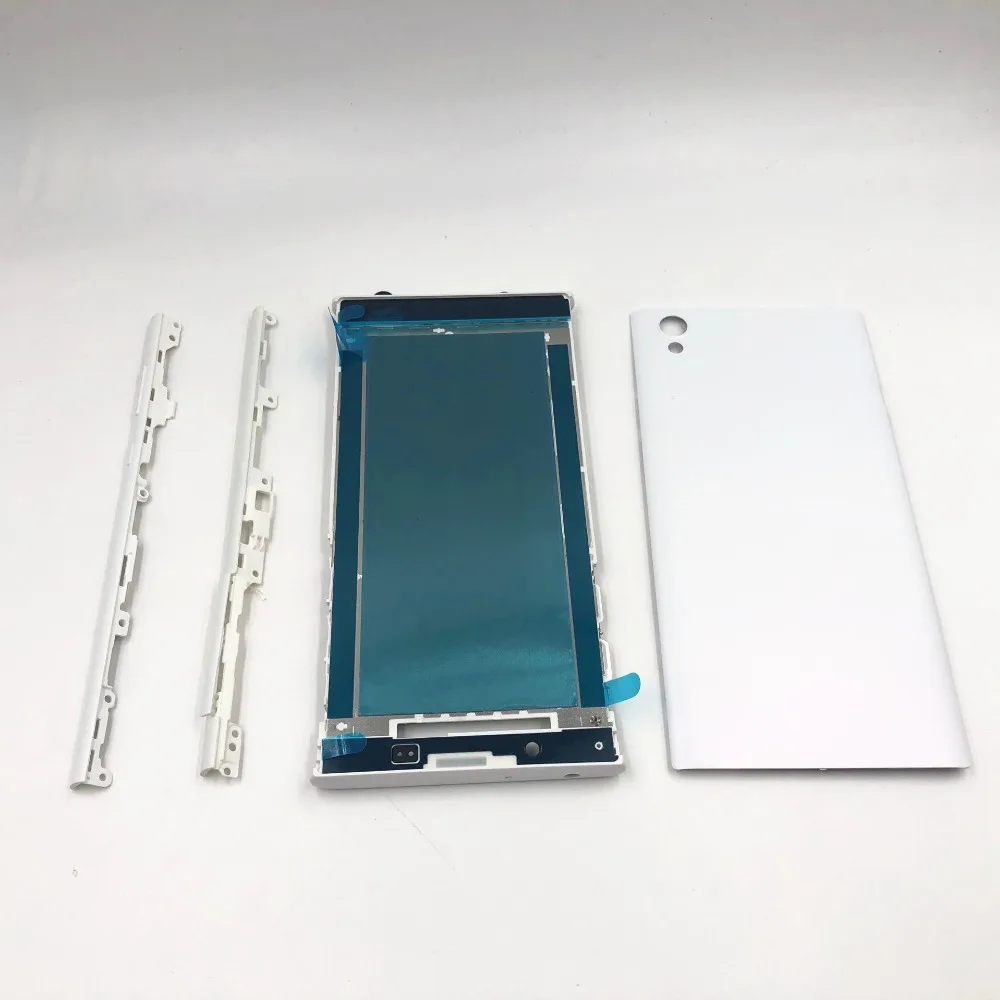 Полный корпус средняя передняя рамка Корпус для sony Xperia L1 G3311 G3312 G3313+ боковой рельс полоса с боковыми кнопками