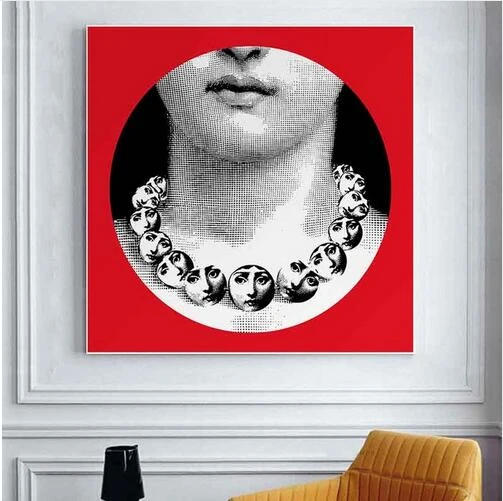Cuadros Decoracion fornazetti один рисунок не содержит Дерево Современные винтажные Ретро подарки настенные художественные цитаты украшения для спальни - Цвет: 4