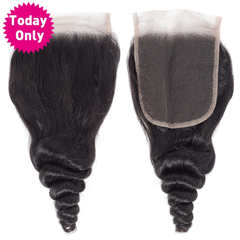 Сегодня только свободная волна 3 пучка с закрытием Remy человеческие волосы пучки