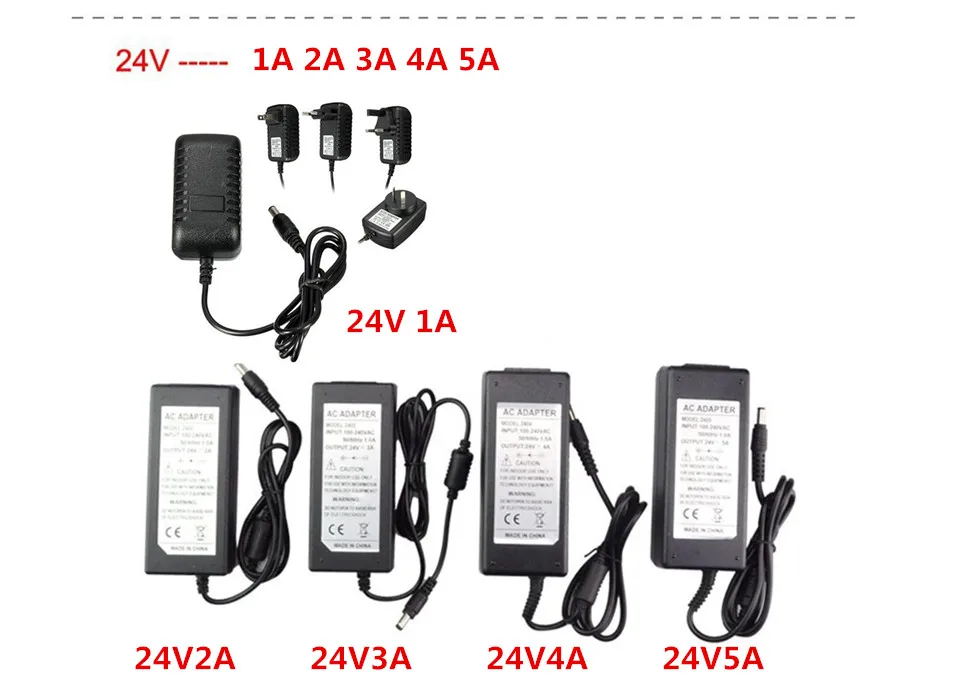 Светодиодный Питание адаптер DC5V/DC12V/DC24V 1A 2A 3A 5A 7A 8A 10A для светодиодный полосы лампы