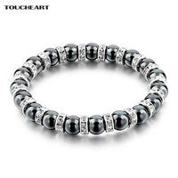 toucheart luxury antique black buddha prayer bracelets bangles for men women silver beaded bracelet pulseras hombre sbr160115
