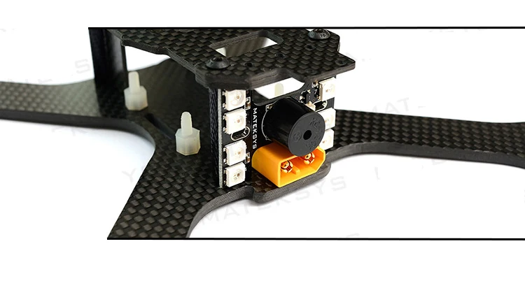 Оригинальный задний фонарь Matek типа H WS2812B LED &amp громкий звонок двойной режим для FPV