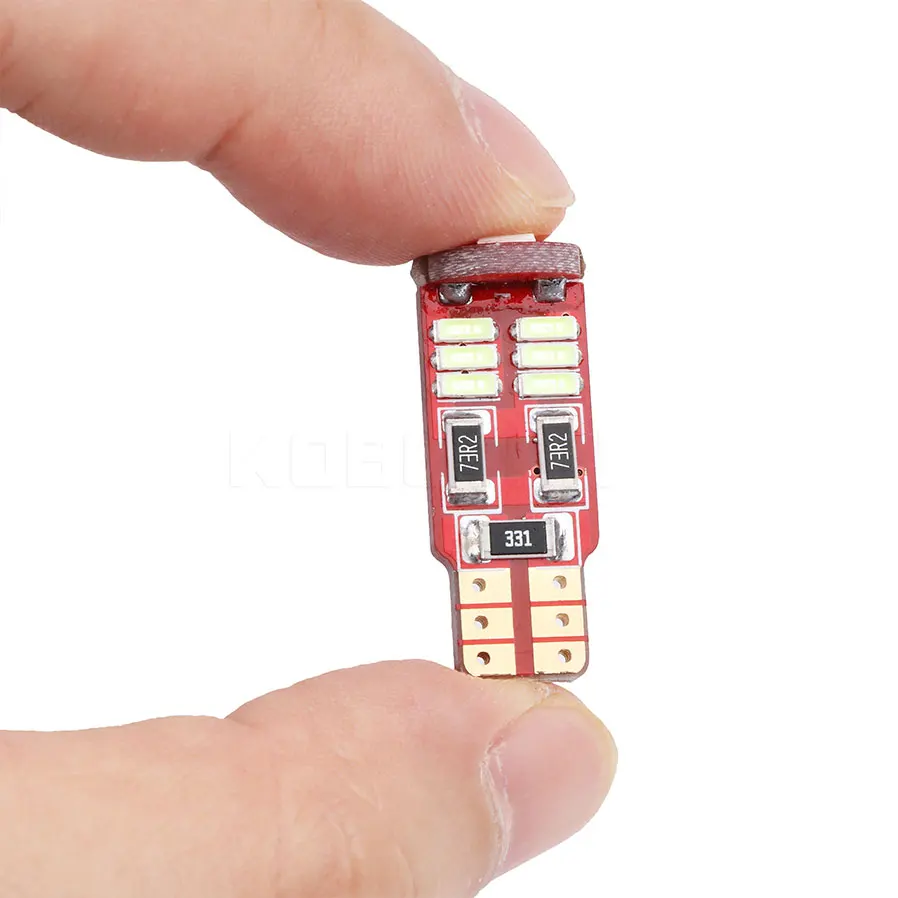 Kebedemm 1 шт. 4014 15SMD T10 W5W светодиодный High Power автомобильный клиновидный светильник s