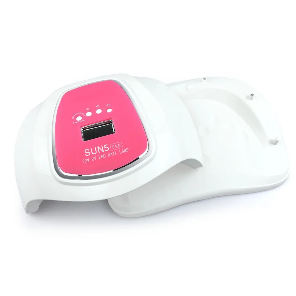 72W SUN5 Pro UV LED Nail Lamp Ice For All Gels Polish SUN Light Infrared Sensing 10/30/60s Timer Smart Manicure | Красота и здоровье