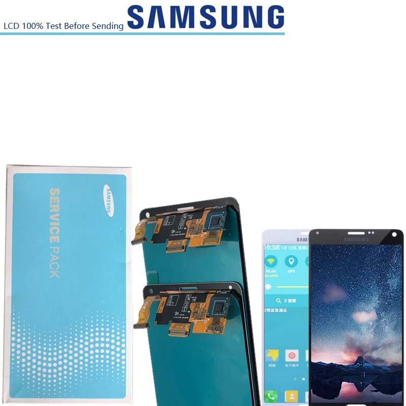 Оригинальный дисплей SUPERAMOLED 5 7 дюйма LCDs для Samsung Galaxy Note 4 note4 N910 N910A N910F N910H ЖК-дисплей