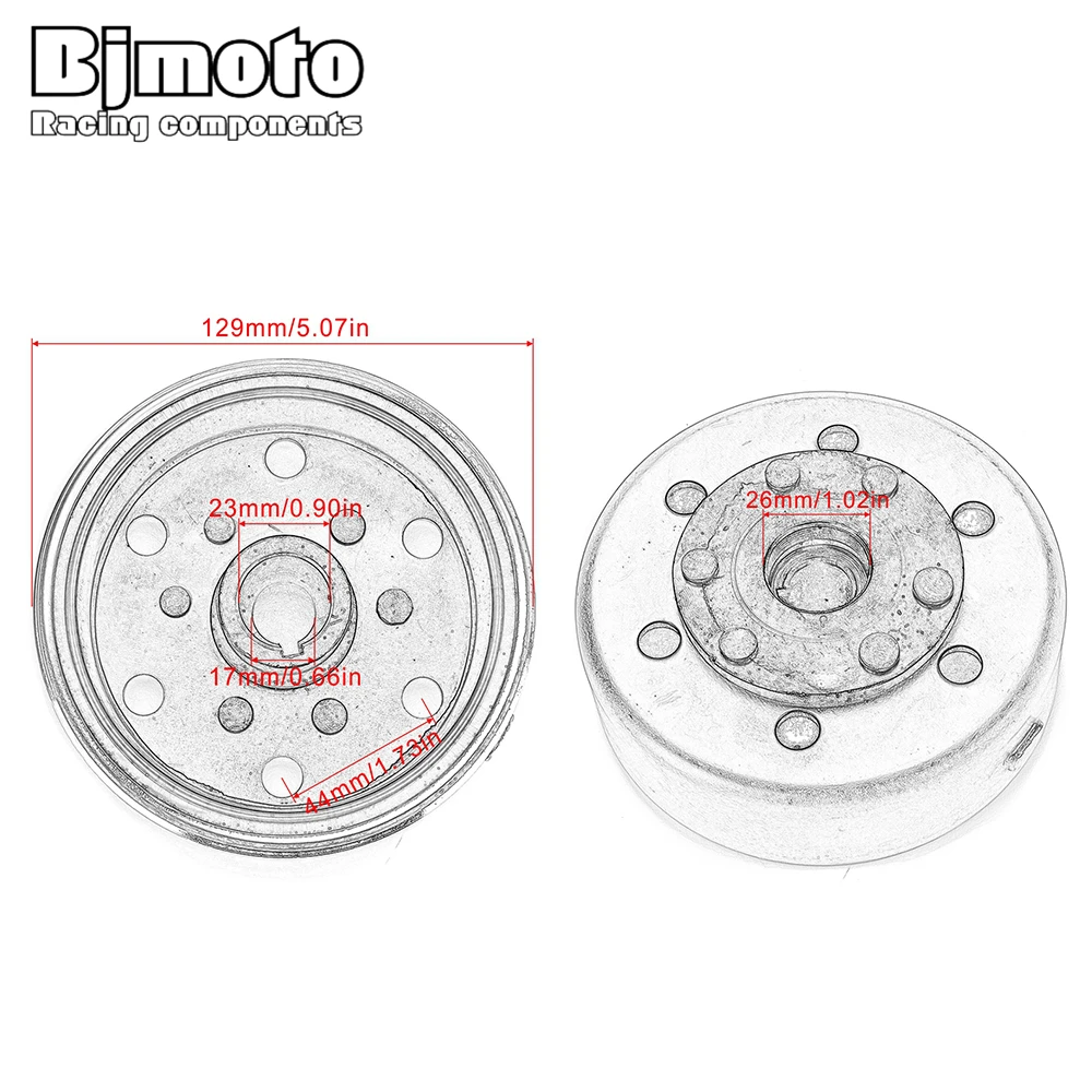 

BJMOTO Motorcycle Magneto Stator Coil Rotor Assy For Yamaha Banshee 350 YFZ350 Rotor assy 1987-2006