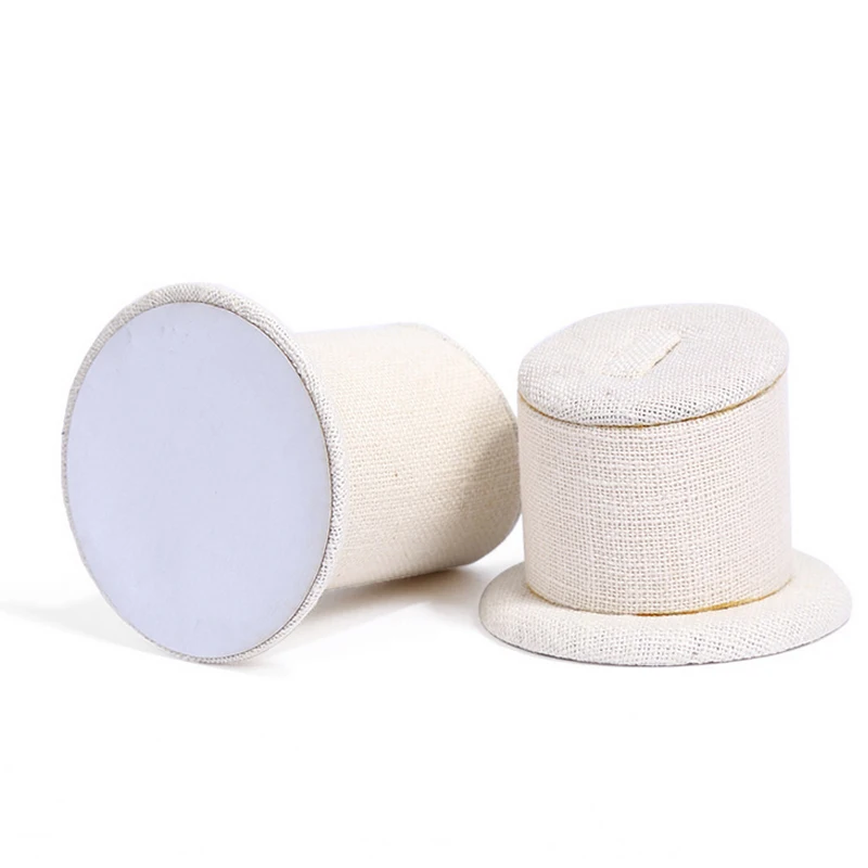 

High-grade Velvet Ring Show Rings Jewelry Display Earring Stand Gift Case Jewelry Shelves Photography Props 3PCS/SET