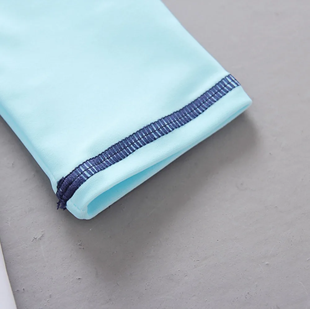 Детский купальник с длинным рукавом для защиты от солнца для девочек, плавательная одежда из трех предметов для купания, пляжная одежда для девочек, плавательный костюм.