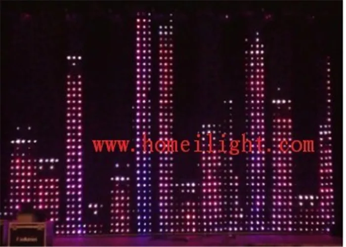 P18 см 2 м * 3 гибкий светодиодный видео занавес для украшения сцены/Клубная