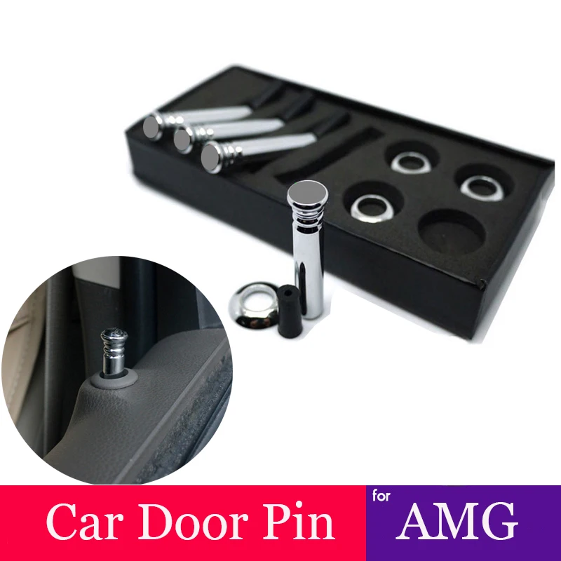 4 шт стайлинга автомобилей Tech Нержавеющая сталь замок автомобиля изменение