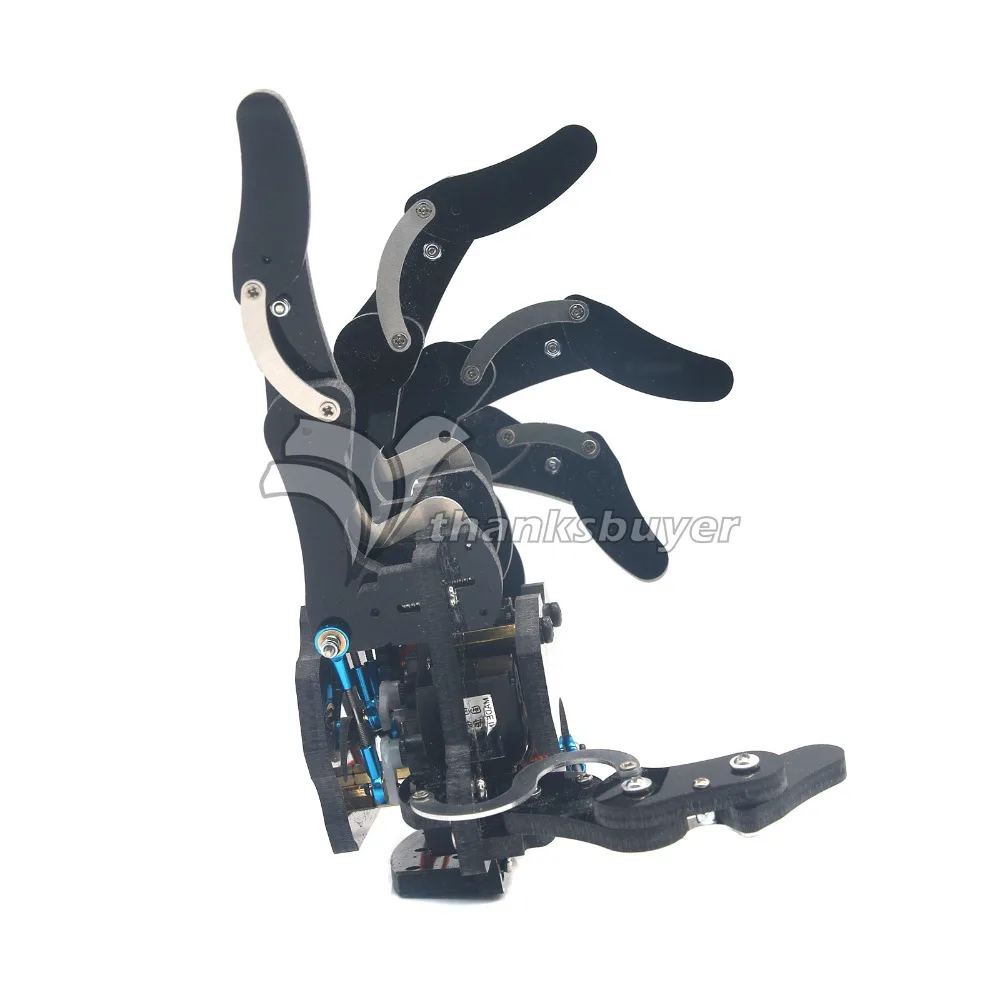 TZT собрал пять пальцев правая и левая рука с сервоприводами механический захват