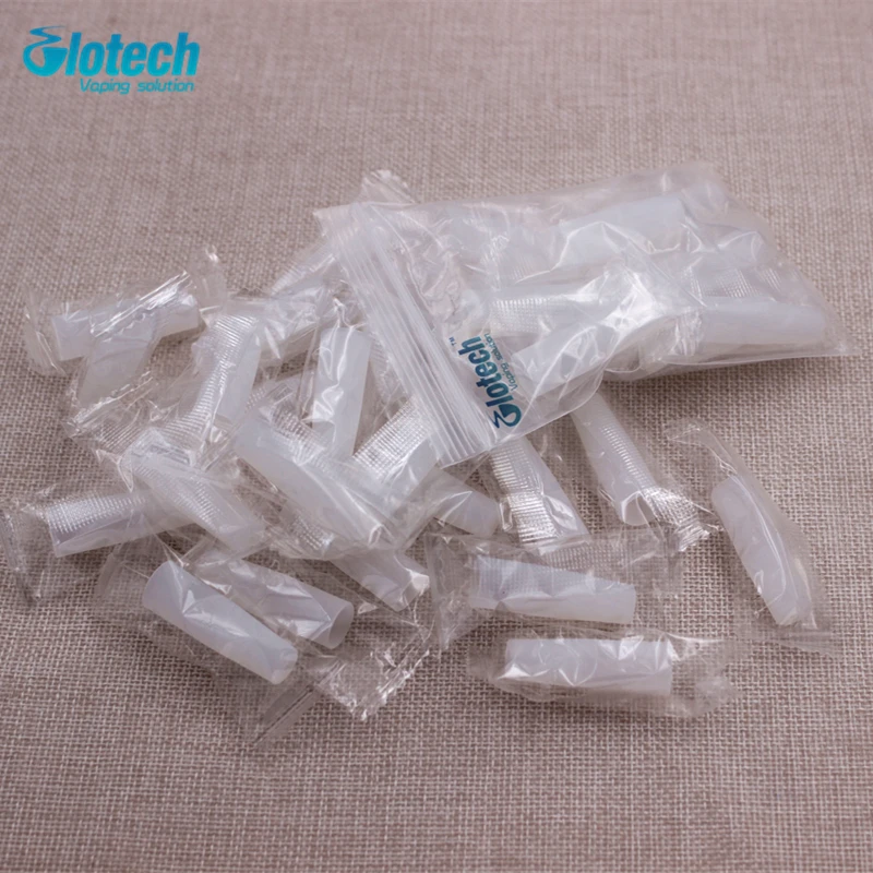 Glotech 50 шт. силиконовые наконечники для капельного тестирования крышка