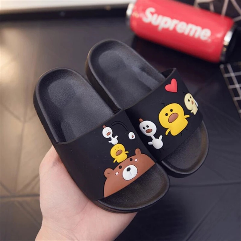 Тапочки детские летние дышащие 4 цвета на плоской подошве|child home slipper|slippers boychildren |
