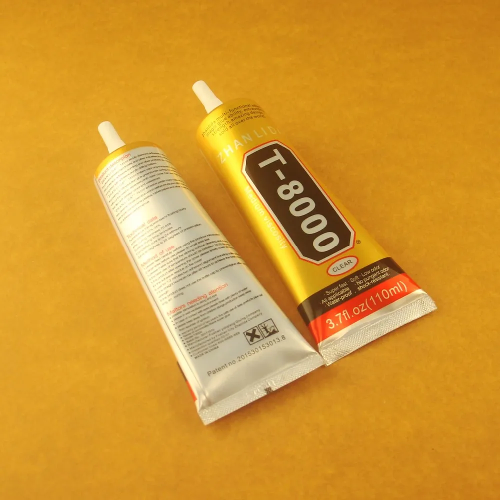 Wholesaler 5 Pcs T-8000 Glue 110ml Multi Purpose Adhesive Epoxy Resin Diy Crafts Glass Touch Screen Cell Phone Super glue T8000