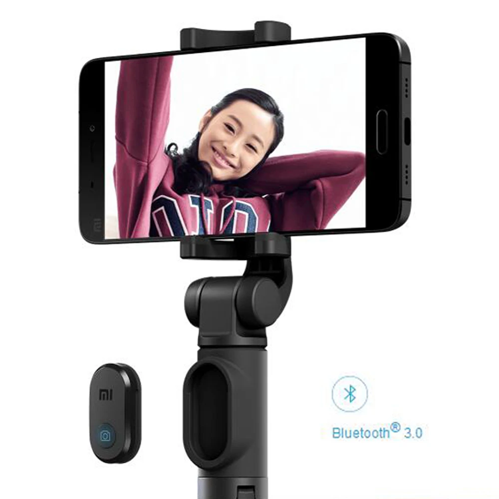 100% Xiaomi селфи палка складной штатив Bluetooth с беспроводным затвором для iPhone Android