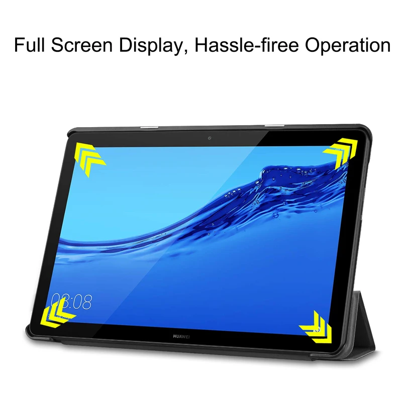 Чехол для Huawei MediaPad T5 10 Тонкий Стенд PU кожаный чехол AGS2-W09/L09/L03/W19 1 &quotпланшет Funda Capa |